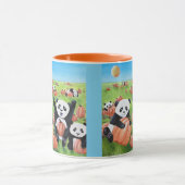 Pandas und Pumpkins Fall Tasse (Zentrum)