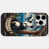 Pandas verstecktes Heiligtum: Bambuszufriedenheit Case-Mate iPhone Hülle (Rückseite (Horizontal))