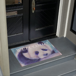PANDA'S WILLKOMMEN FUßMATTE