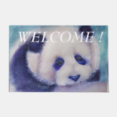 PANDA'S WILLKOMMEN FUßMATTE (Vorderseite)