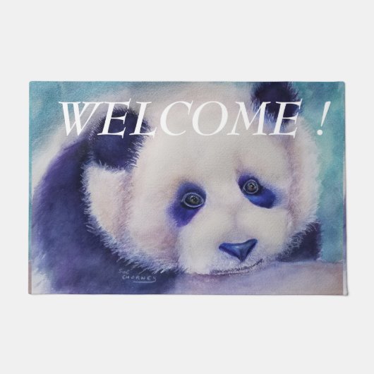 PANDA'S WILLKOMMEN FUßMATTE (Vorderseite)