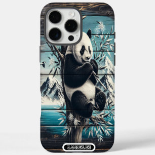 Panda's Wooded Haven: Bamboo-Leckerei iPhone 16 Pro Max Hülle