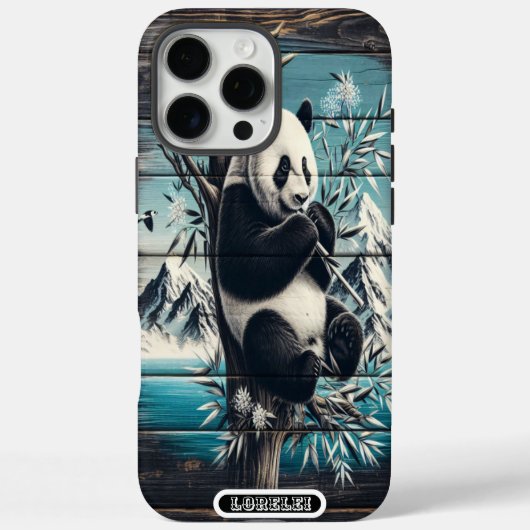 Panda's Wooded Haven: Bamboo-Leckerei Case-Mate iPhone Hülle (Rückseite)