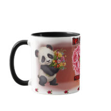 Pandas wünschen Ihnen einen schönen Muttertag auf 