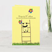 PANDAstic Fun Panda Geburtstagskarte Karte (Rückseite)