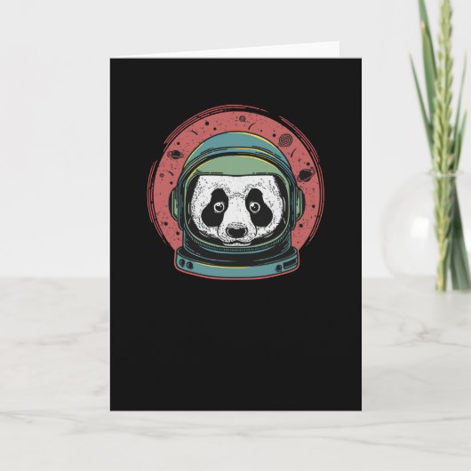 Pandastronaut Karte (Vorderseite)