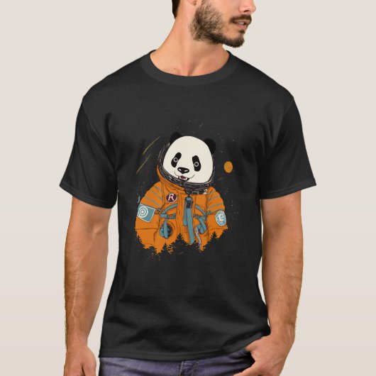 Pandastronaut T-Shirt (Vorderseite)