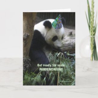 Pandatumult-Geburtstags-Party Einladung! Einladung