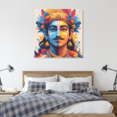 Pandav Leela Leinwanddruck (Insitu (Schlafzimmer))