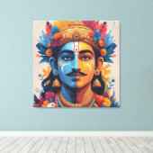 Pandav Leela Leinwanddruck (Insitu (Holzboden))