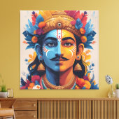 Pandav Leela Leinwanddruck (Insitu (Wohnzimmer))