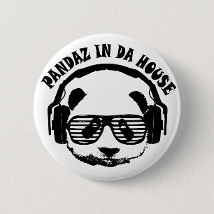 Pandaz in DA-Haus Button