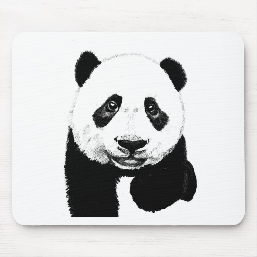 Pandazeichnen Mousepad (Vorne)