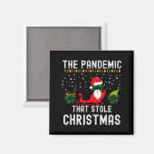 Pandemic That Stole Christmas 2020 Ugly Tacky Xmas Magnet (Vorderseite/Rückseite)