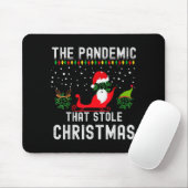 Pandemic That Stole Christmas 2020 Ugly Tacky Xmas Mousepad (Mit Mouse)