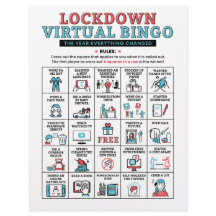 Pandemic Year Quarantine Bingo Lockdown Aktivitäte