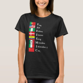 Pandemie_2020 Italien Schwarz T-Shirt
