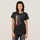 Pandemie_2020 Italien Schwarz T-Shirt (Vorne ganz)