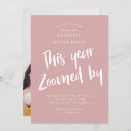 Pandemie Abschluss Foto Party Einladung