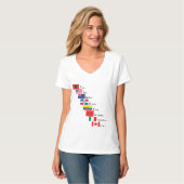 Pandemie Italien weiß T-Shirt (Vorderseite Vollansicht)