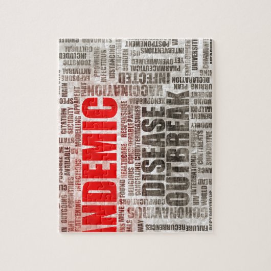 Pandemieepidemie Epidemie weltweit Puzzle (Vertikal)