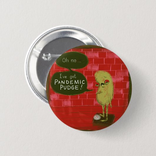 Pandemietaste Gregg von Laura Irrgang Button (Vorne & Hinten)