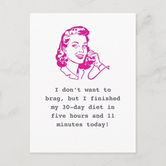 Pandemischer Spaß: Gewichtszunahme bei Covid-19 Postkarte (Vorderseite)