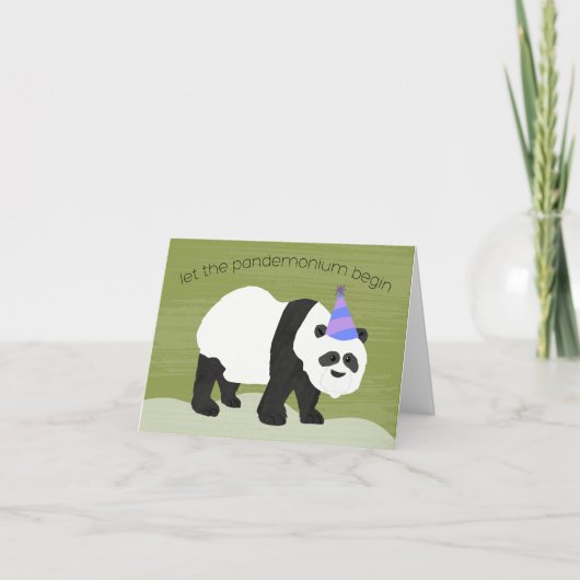 Pandemonium Geburtstag Karte (Vorderseite)