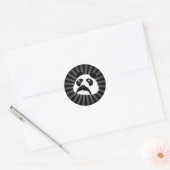 Pandlebar Mustache Runder Aufkleber (Umschlag)