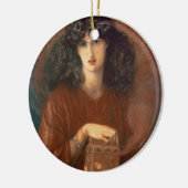 Pandora, 1871 (Öl auf Leinwand) Keramik Ornament (Links)