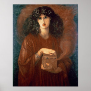 Pandora, 1871 (Öl auf Leinwand) Poster