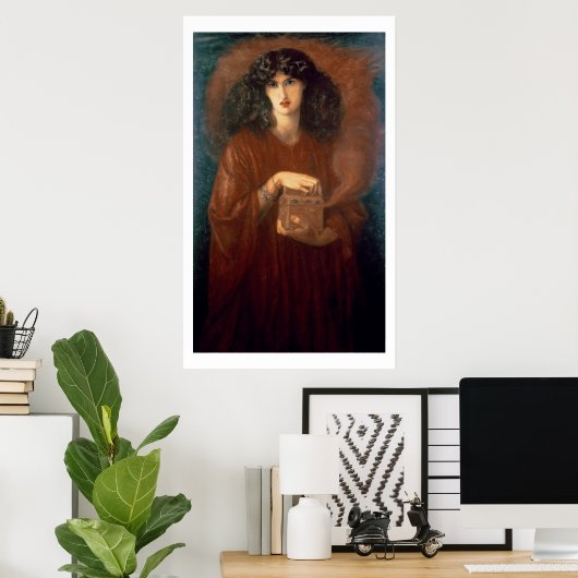 Pandora, 1871 (Öl/Canvas) Poster (Heimbüro)