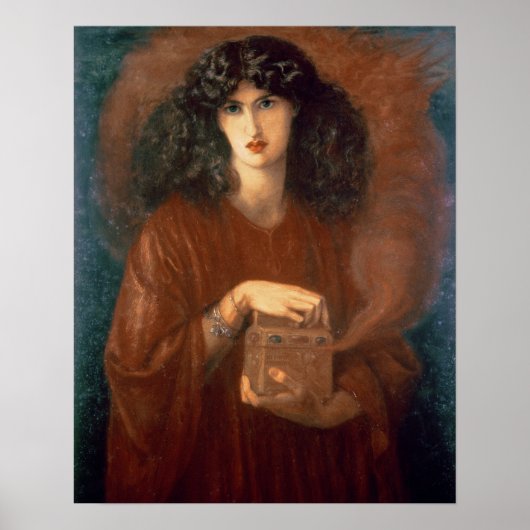 Pandora, 1871 (Öl/Canvas) Poster (Vorne)