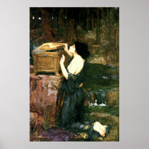 Pandora (1896)~ Kunsthandwerkliche Leinwand Poster