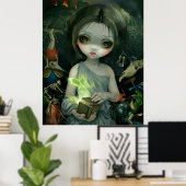 Pandora ART DRUCKEN Große Augen Postfach Pandora Poster (Heimbüro)