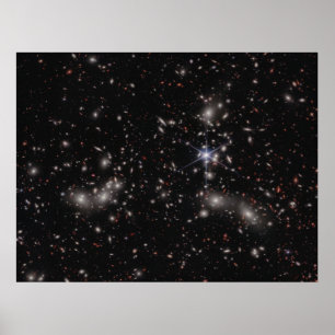 Pandora-Cluster (NIRCam Image) JWST-Foto Poster
