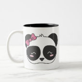 Pandora, der entzückende Panda Zweifarbige Tasse (Links)