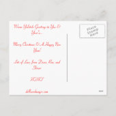 pANDORA Feiertagspostkarte (Rückseite)