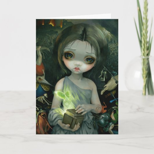 "Pandora" Gruß-Karte Karte (Vorderseite)