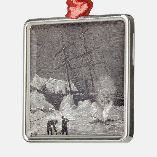 Pandora klemmte im Eis Silbernes Ornament (Links)