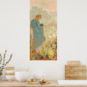 Pandora - Odilon Redon Fine Art Poster (Küche)