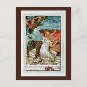 Pandora öffnet die Box Postkarte