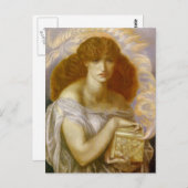 Pandora öffnet Gold Box Postkarte (Vorne/Hinten)