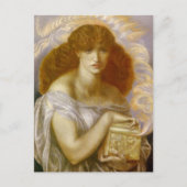 Pandora öffnet Gold Box Postkarte (Vorderseite)