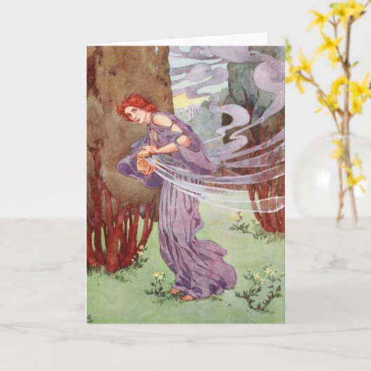 Pandora Opens the Box by Helen Stratton Karte (Gelbe Blume)