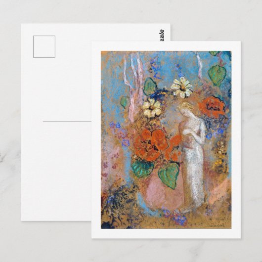 Pandora, Redon Postkarte (Vorne/Hinten)