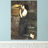 PaNDoRA, von John William Waterhouse, 1896 Leinwanddruck (Insitu (Holzboden))