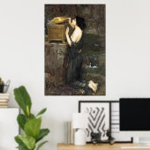 PaNDoRA, von John William Waterhouse, 1896 Poster (Heimbüro)