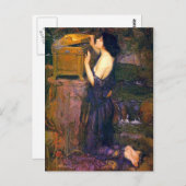 Pandora von John William Waterhouse Postkarte (Vorne/Hinten)