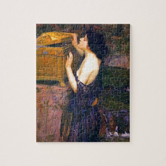Pandora von John William Waterhouse Puzzle (Vertikal)